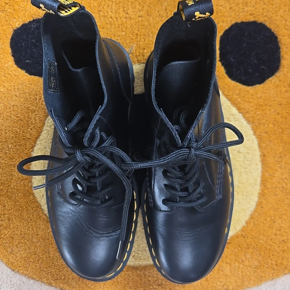 Dr. Martens Black Audrick 8-Eye Boots - Picture 4 of 6